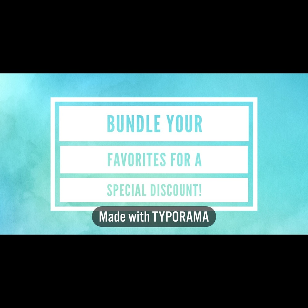 Get best price by creating a bundle!